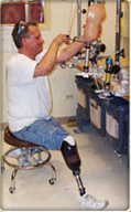 The size and experience of our technical team allow us to custom fabricate a high quality orthosis or prosthesis quickly and efficiently