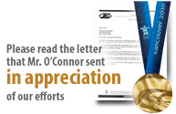 Read the appreciation letter